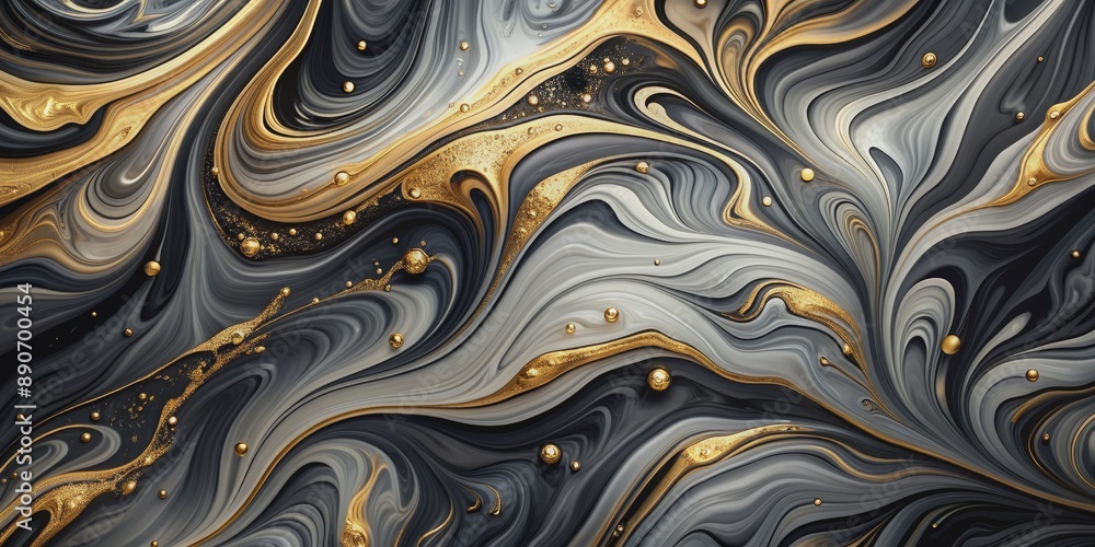 Abstract Black and Gold Liquid Marble Swirls, Digital Art, Acrylic Pouring, Fluid Art, Marble, Swirls, Abstract Abstract Black and Gold Liquid Marble Swirls, Digital Art, Acrylic Pouring, Fluid Art, Marble, Swirls, Abstract