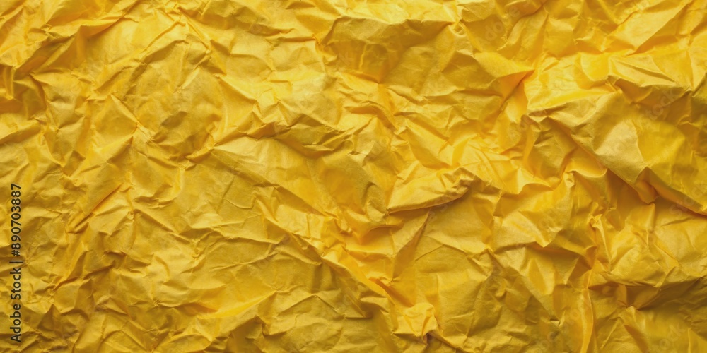 Close Up of Crumpled Yellow Paper, texture, abstract, background, design, yellow, paper Close Up of Crumpled Yellow Paper, texture, abstract, background, design, yellow, paper