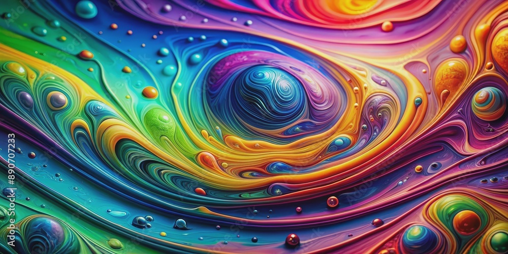 Fluid Abstract Art Cosmic Swirls and Glowing Spheres, abstract art, liquid art, fluid art, psychedelic art Fluid Abstract Art Cosmic Swirls and Glowing Spheres, abstract art, liquid art, fluid art, psychedelic art
