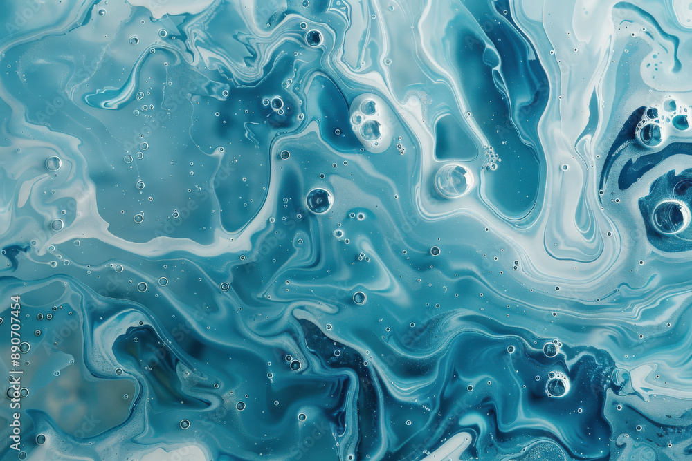 Abstract Cosmic Flow with Night Hues Abstract Cosmic Flow with Night Hues