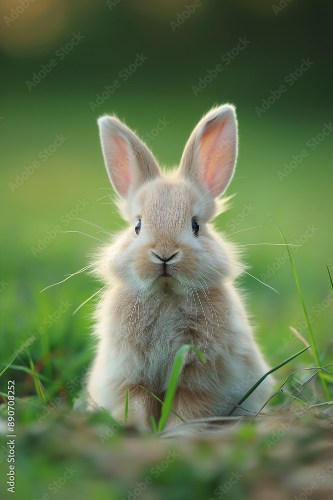 Fototapeta premium rabbit in the grass