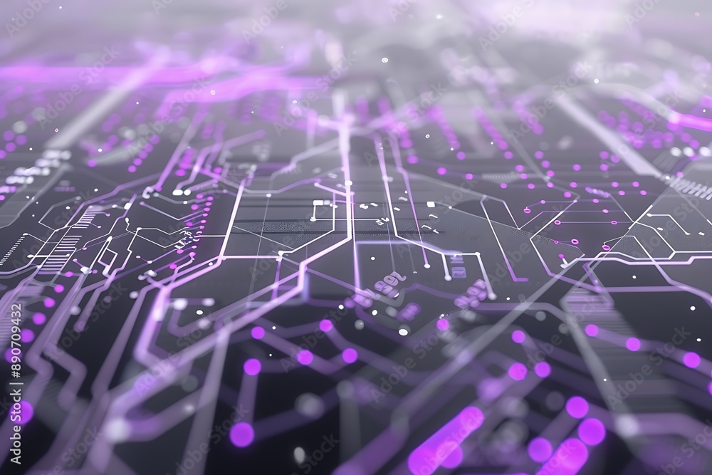 Futuristic Grey and Lavender Tech Background Featuring Blockchain Technology Elements for Hi-Tech Innovation and Communication Concepts Futuristic Grey and Lavender Tech Background Featuring Blockchain Technology Elements for Hi-Tech Innovation and Communication Concepts