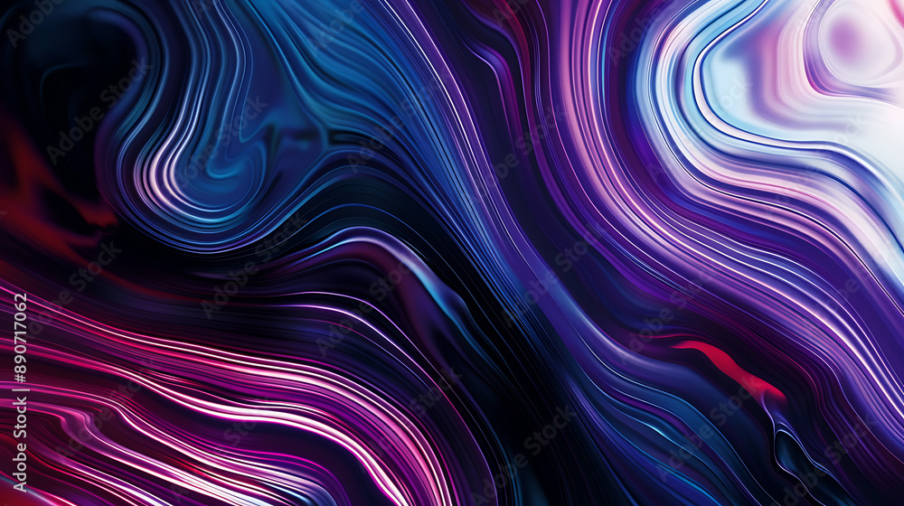 Neon Purple Wave Symphony Neon Purple Wave Symphony
