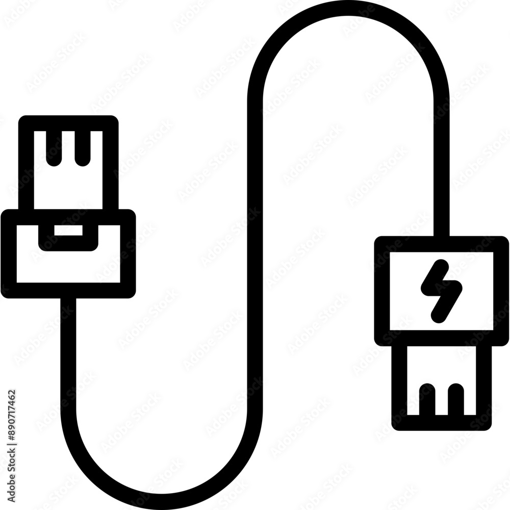 Data Cable Icon Data Cable Icon