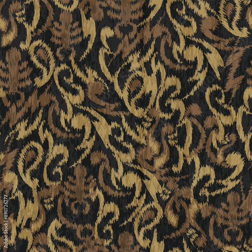 abstract seamless motif fabric patterns, abstract ikat, carpet, fabric, batik
