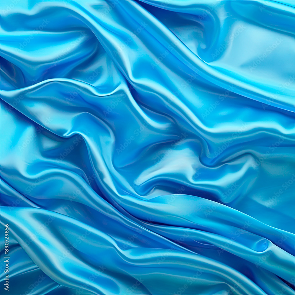 Blue silk background Blue silk background