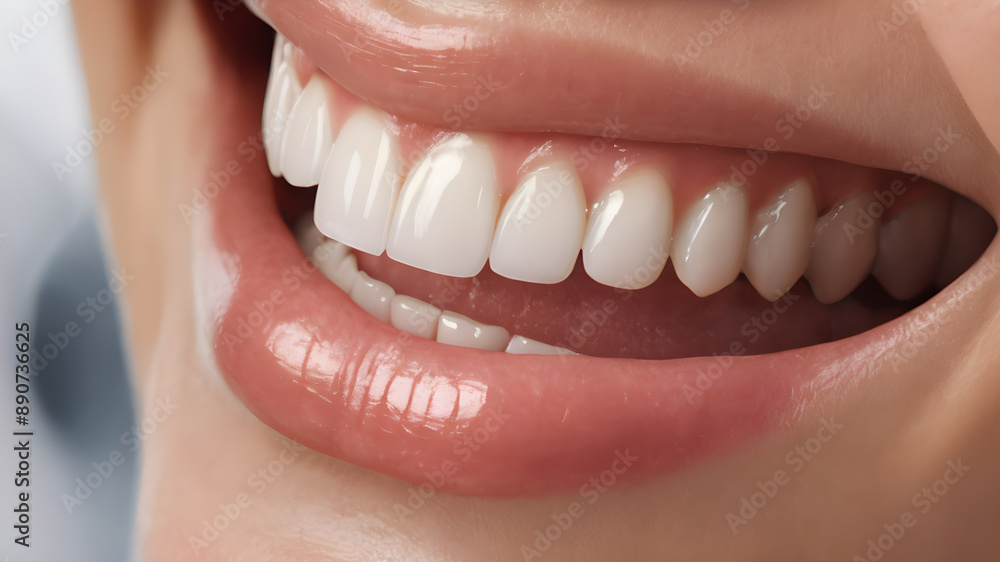Aesthetic dentistry smile design treatment. Generative AI Aesthetic dentistry smile design treatment. Generative AI