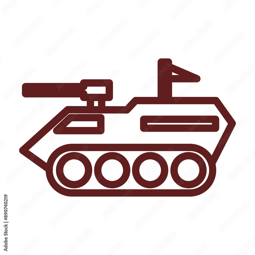 APC Vector Line Maroon Icon Design APC Vector Line Maroon Icon Design