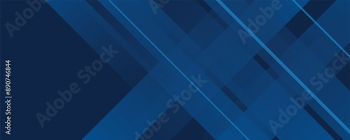 Abstract background dark blue with modern corporate concept