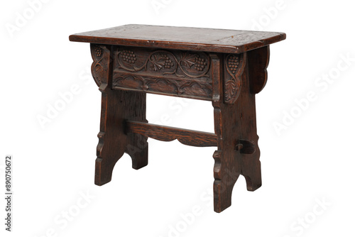 old wooden chair isolated