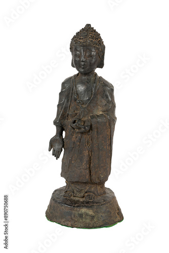 buddha statue isolated on white