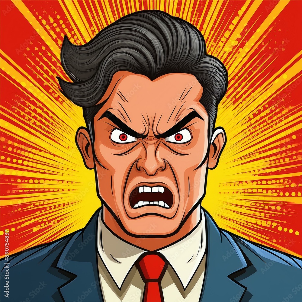 Anger in pop art Anger in pop art
