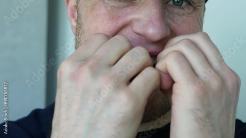 Wallpaper Mural Aligners for correcting the position of the teeth of the upper or lower jaw. Mouth guard for human teeth. Demonstration of putting the aligner on the teeth. Torontodigital.ca