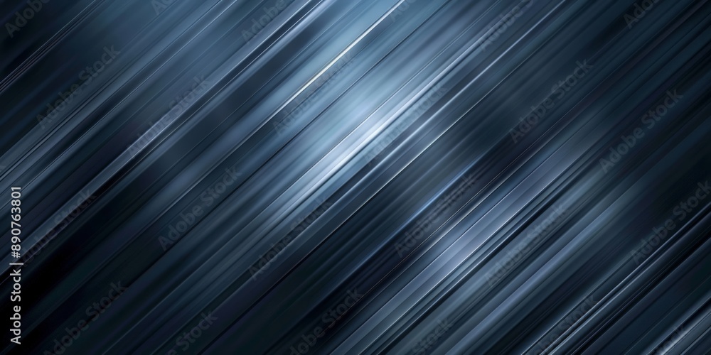 Abstract background with diagonal metallic stripes, blue gradient light with motion effect, futuristic, technological concept Abstract background with diagonal metallic stripes, blue gradient light with motion effect, futuristic, technological concept