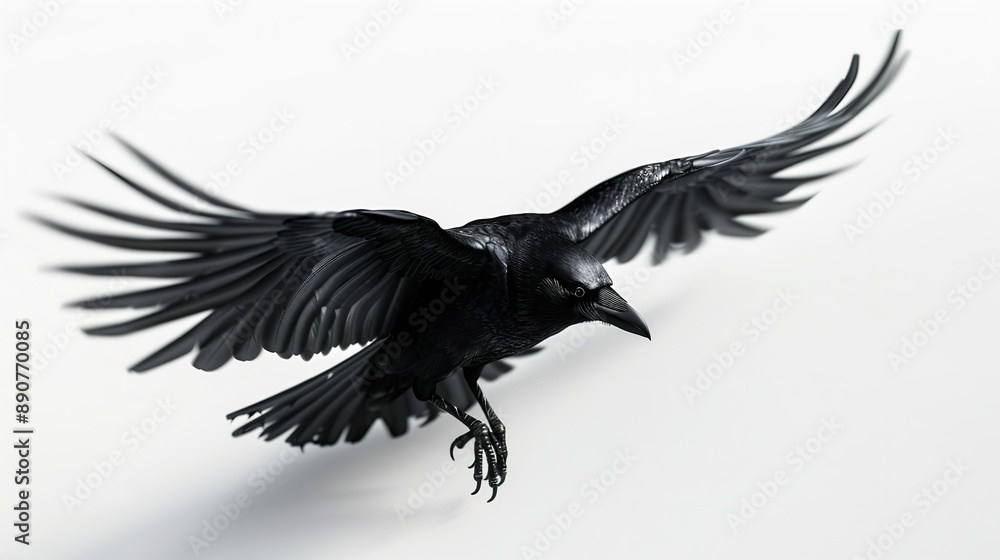 Fototapeta premium Green Cheek Manakin Isolated on Transparent Background Generative AI