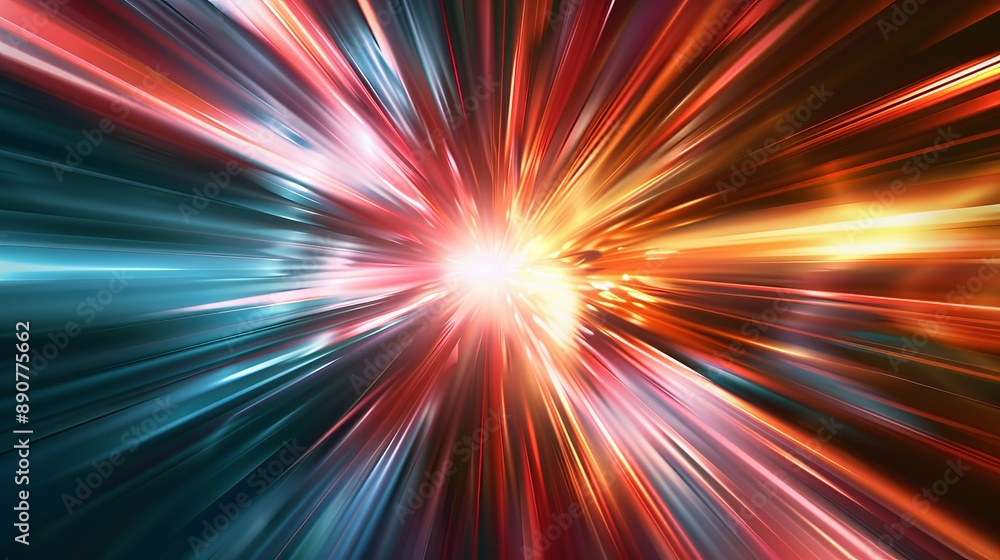 Vector illustration of a radial motion blur background conveying high speed Vector illustration of a radial motion blur background conveying high speed