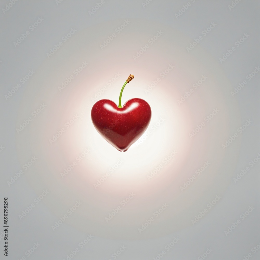 Obraz premium heart shaped apple