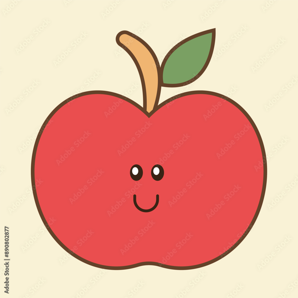 Apple Flat Design Clipart Apple Flat Design Clipart