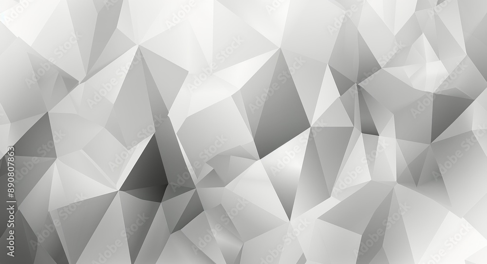 Fototapeta premium Abstract Gray And White Geometric Pattern Background