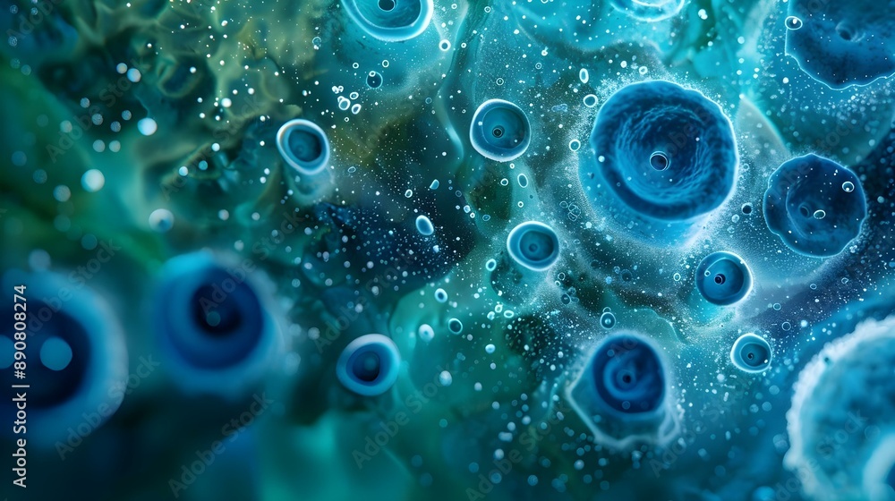 Abstract microscopic structure background Abstract microscopic structure background