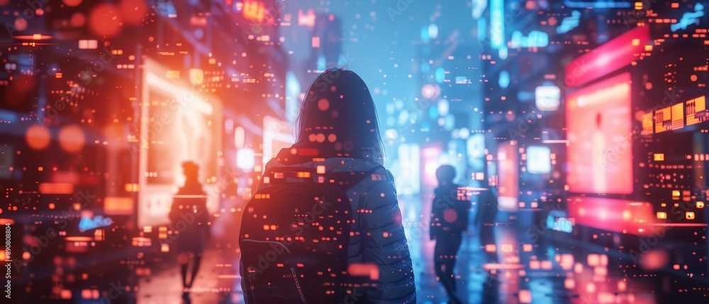 Fototapeta premium Top multi-channel marketing tactics, integrated campaigns, professional discussions, modern setting, high-resolution, vibrant colors, realistic style