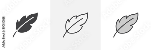Light weight colored icon set