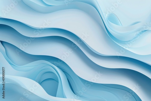 Abstract Blue Waves