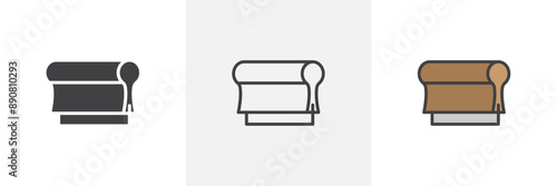 Print screen colored icon set