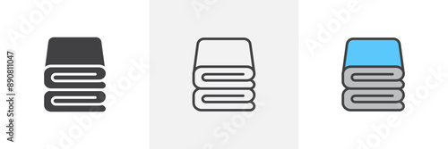 Blanket colored icon set