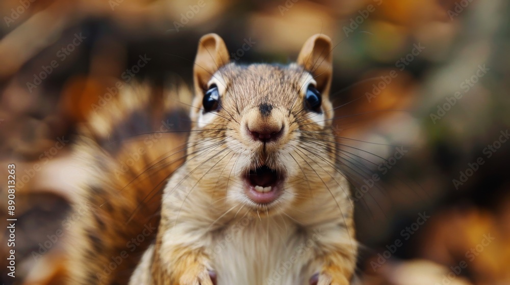 Surprised Squirrel Staring: squirrel Surprised Squirrel Staring: squirrel
