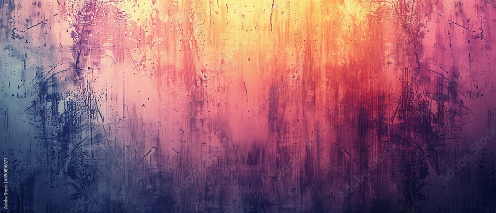 Abstract textured gradient artwork with a blend of warm and cool colors. Abstract textured gradient artwork with a blend of warm and cool colors.