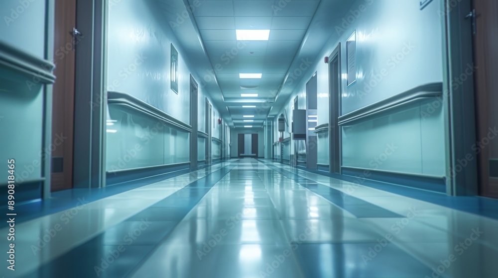 Obraz premium Hospital Corridor