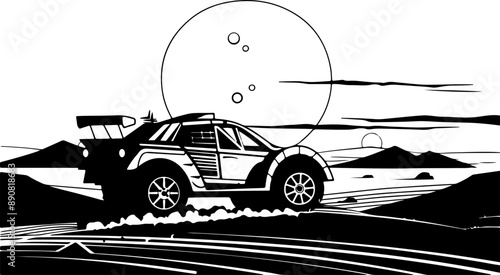 Abstract Vector Graphic - Background - SVG - Illustration