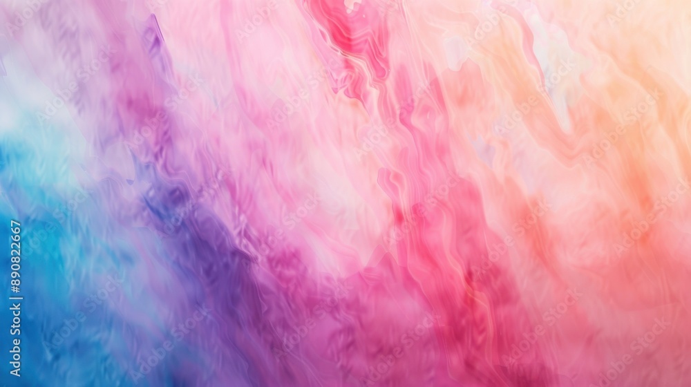 A vibrant abstract artwork featuring a blend of blue, pink, and orange hues with wavy patterns. A vibrant abstract artwork featuring a blend of blue, pink, and orange hues with wavy patterns.