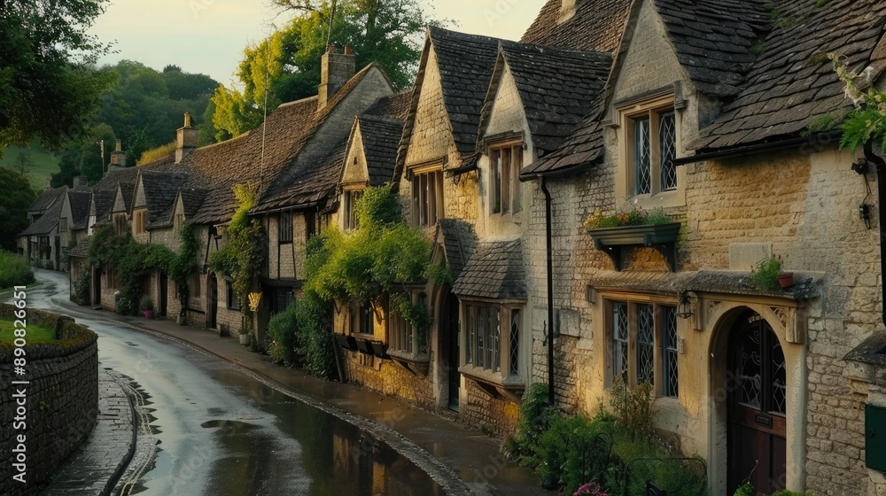 Cotswolds Village, Castle Combe: A Fairy Tale Setting in England Cotswolds Village, Castle Combe: A Fairy Tale Setting in England
