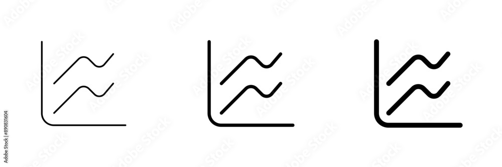 Simple Line Graph Icon Set - Minimalist Chart Visualization, Data Analysis, Statistical Presentation, Web Design, App UI, Infographic Element, Linear Trend, Progress Indicator, Graphic Design Resource Simple Line Graph Icon Set - Minimalist Chart Visualization, Data Analysis, Statistical Presentation, Web Design, App UI, Infographic Element, Linear Trend, Progress Indicator, Graphic Design Resource