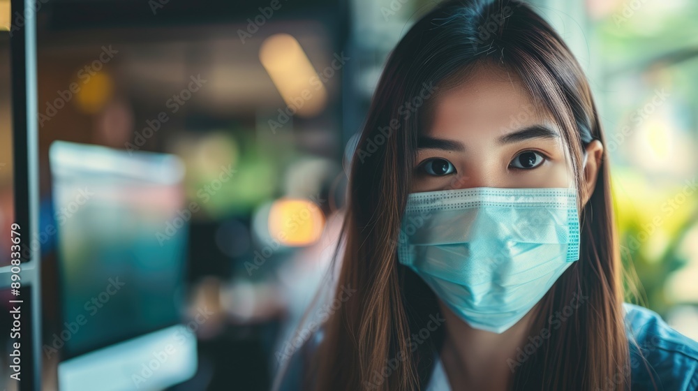 Business Owner Covid: Facing Challenges and Financial Problems with a Serious and Thoughtful Expression Business Owner Covid: Facing Challenges and Financial Problems with a Serious and Thoughtful Expression