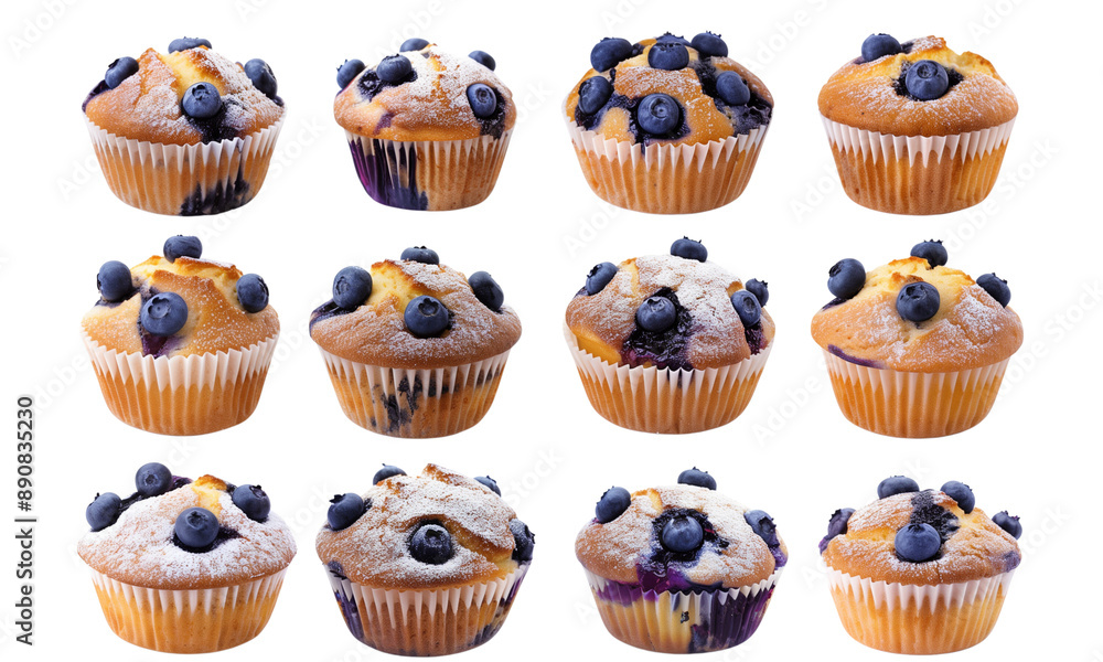 Muffin isolated on white background Bakery Dessert Concept Muffin isolated on white background Bakery Dessert Concept