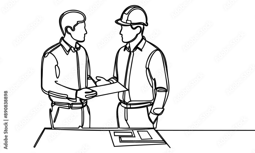 two professional employees talking and analyzing full length two professional employees talking and analyzing full length