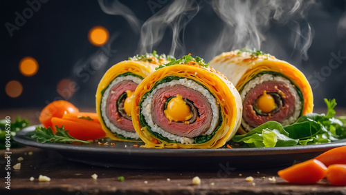 Wallpaper Mural Matambre steak roll, traditional food of Argentina Torontodigital.ca