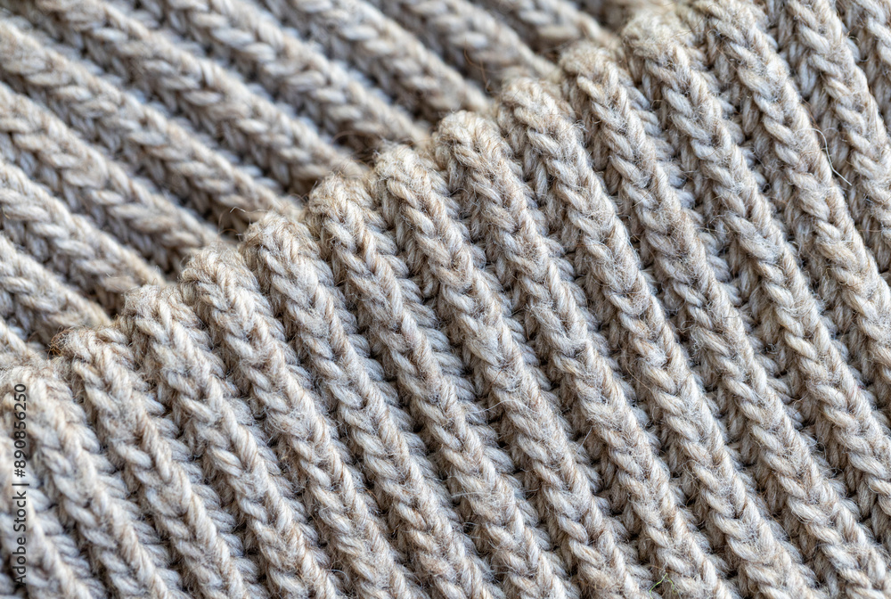 wool, knitted sweater, close-up of woolen fabric wool, knitted sweater, close-up of woolen fabric