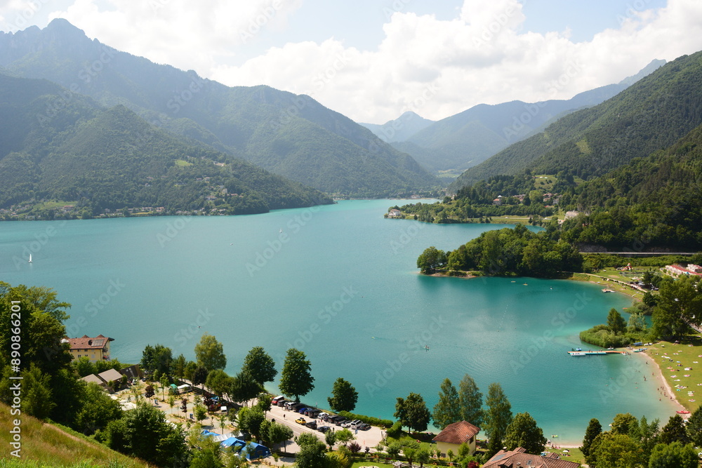 Obraz premium Lake Ledro. Trento province. Trentino Alto Adige. Italy