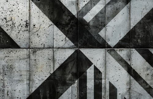 Geometric Metal Wall Panel Design With Reflective Surface