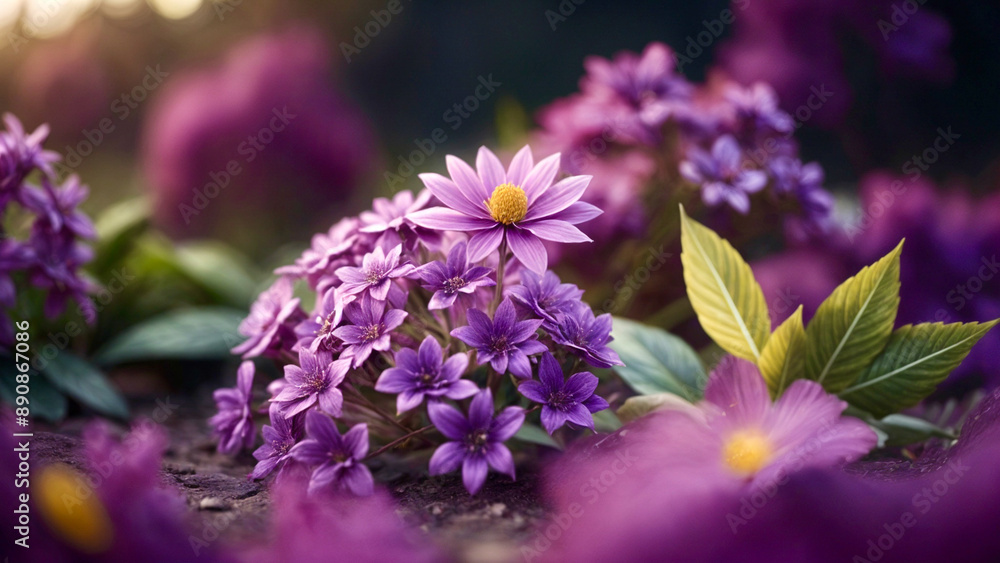 Obraz premium flowers in the garden
