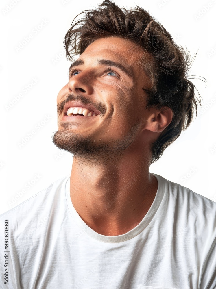 Portrait of handsome smiling young man with folded arms isolated white PNG, Joyful cheerful casual businessman with crossed hands studio shot, Generative AI Portrait of handsome smiling young man with folded arms isolated white PNG, Joyful cheerful casual businessman with crossed hands studio shot, Generative AI