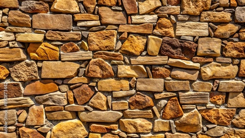 Stone wall showing rough textured surface background