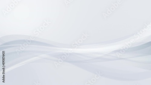 White wave lines.Abstract draped background.Loop video. (117)