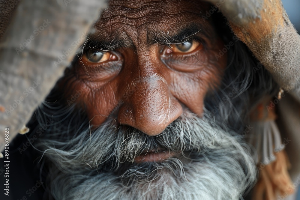 Faces telling tales of life's harsh streets, Generative AI Faces telling tales of life's harsh streets, Generative AI