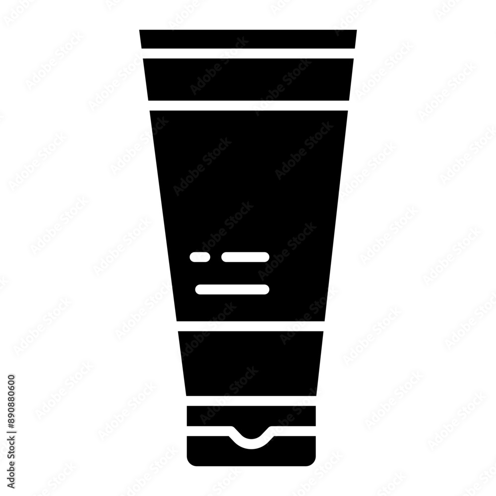 Illustration of Face Wash Glyph Icon Illustration of Face Wash Glyph Icon