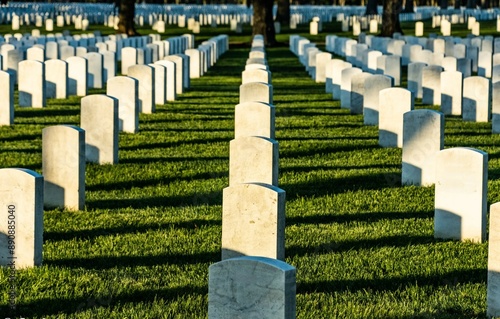 american war cemetery photo